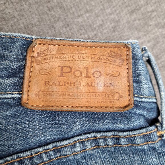 Polo Ralph Lauren Men's Jeans 34x31* Hampton Relaxed Straight Fit Light Wash - Picture 11 of 16